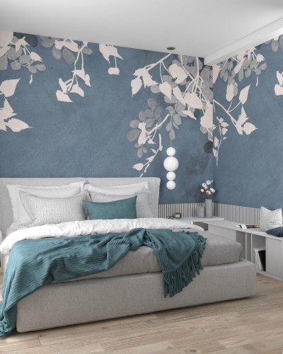 Blue Nature Bedroom