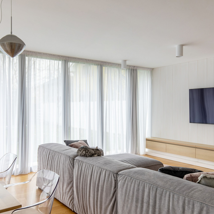 Panou decorativ 3D cu riflaje verticale