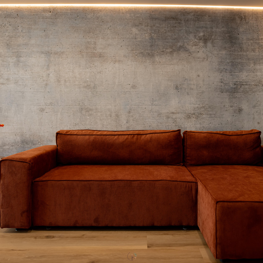 Tapet cu aspect de beton gri, Real Concrete, VLAdiLA