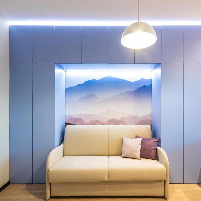 Tapet 3D Gradient Mountains