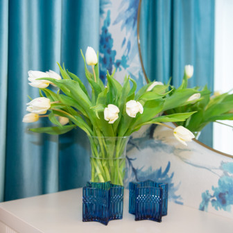 Modern Neoclassic blue