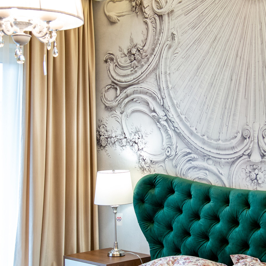 Tapet 3D Stucco Gloria cu un design clasic si elegant, cu un efect 3D realist.