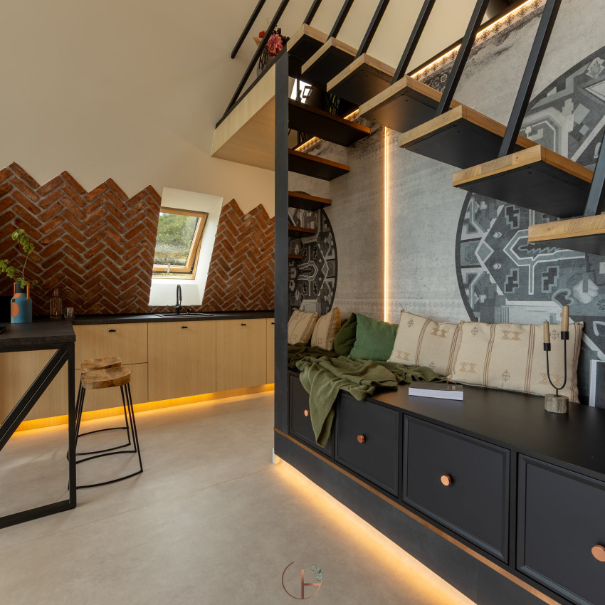 Tapet Morfoza II - personalizat, cu design geometric modern și elemente decorative