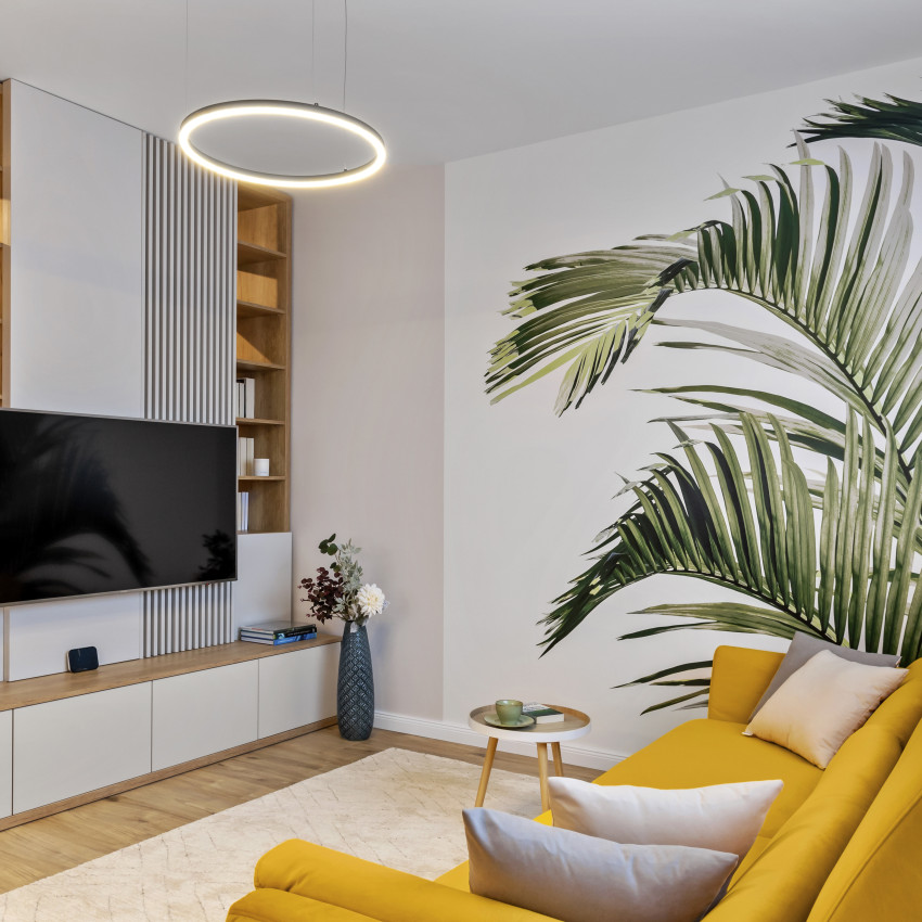 Tapet cu frunze tropicale Piece of Paradise, Viridescent