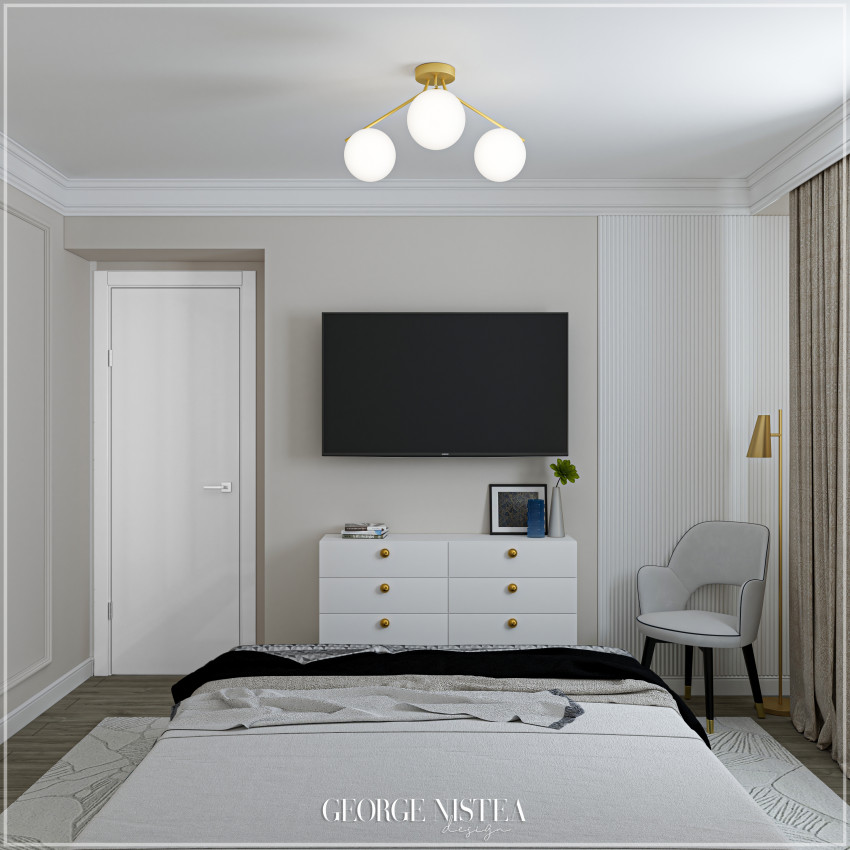 Panou decorativ 3D cu model ZigZag