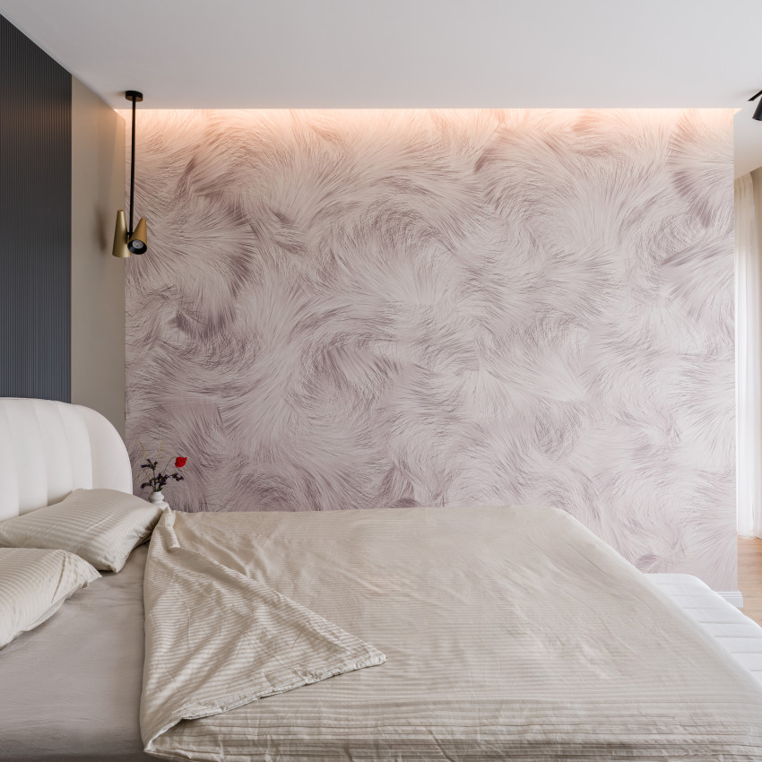 Tapet contemporan Cafune cu un design abstract modern, perfect pentru camere de zi, dormitoare sau birouri.