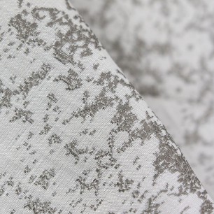 Draperii Mendola fabrics MDF-248-ATLANTIS. Conține culorile:  Gri, Gri Ardezie, Alb, Alb Pur, Gri, Gri Argintiu, Portocaliu, Portocaliu Profund