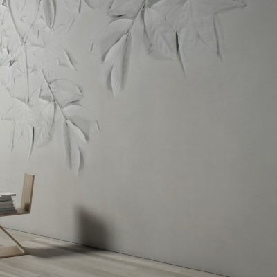 Tapet modern cu frunze elegante
