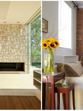 23 idei minunate de decorări interioare cu pereți din piatră/ cărămidă