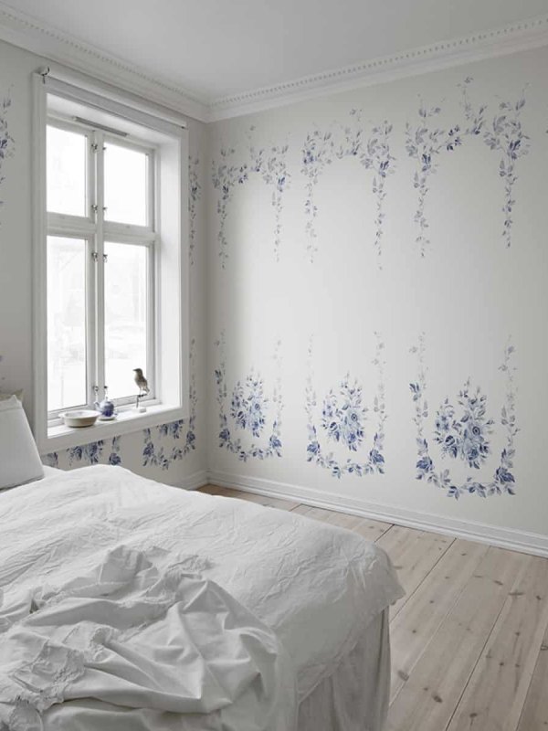 Idei de decor cu tapet pentru pereții din dormitor. Proiect DIY