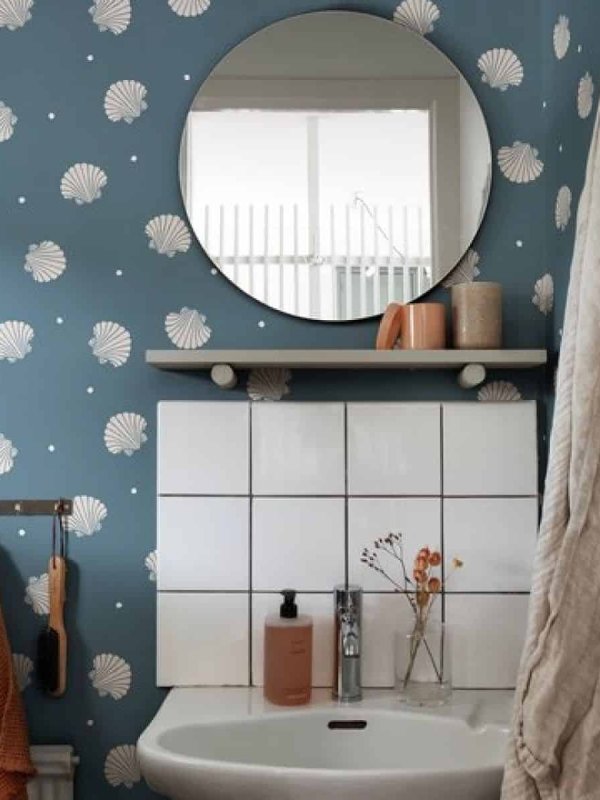 Montarea tapetului în baie. 5 idei cool pentru proiecte DIY