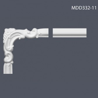 Coltar decorativ MDD332-11 pentru braul MDD332F, 21 X 21 X 4.1 cm, Mardom Decor