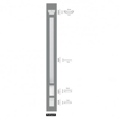 Coloane si semicoloane Mardom Decor MRD-D1501, material: ProFoam