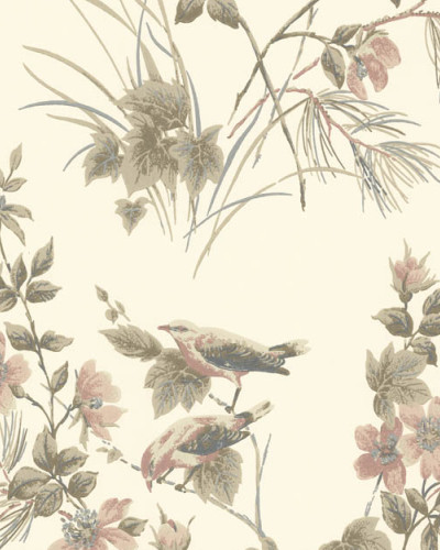 Tapet Floral cu Păsări - Natural Luxury Bird