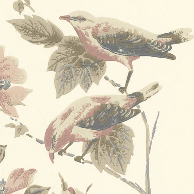Tapet Floral cu Păsări - Natural Luxury Bird