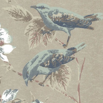 Tapet Rosemore, Taupe Metallic Luxury Bird, 1838 Wallcoverings, 5.3mp / rola, Tapet living 