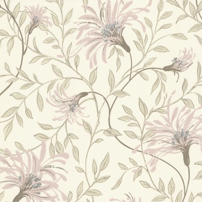 Tapet Fairhaven, Pink Luxury Floral, 1838 Wallcoverings, 5.3mp / rola, Tapet living 