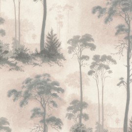 Tapet Prior Park, Pink Luxury Tree, 1838 Wallcoverings, 5.3mp / rola