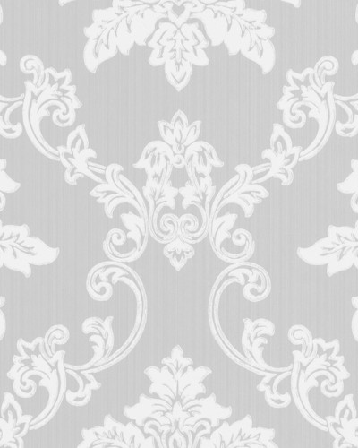 Tapet Hampton Grey Luxury Damask, cu design damasc elegant
