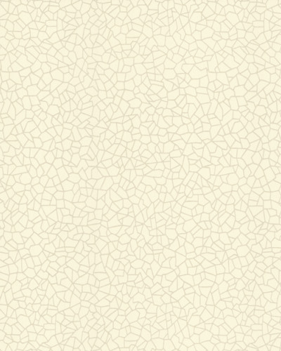 Tapet cu design geometric delicat, cu un model subtil de mozaic, pe fond crem.