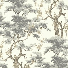 Tapet Harewood, Grey Luxury Chinoiserie, 1838 Wallcoverings, 5.3mp / rola
