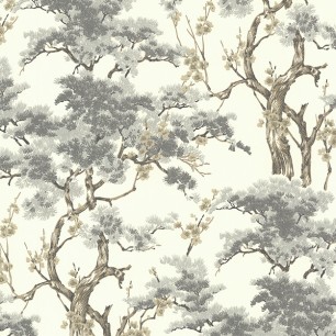 Tapet 1838 Wallcoverings 1838-1602-100-04. Conține culorile: Alb, Alb Trafic, Galben, Galben Măsliniu, Gri, Gri Quartz, Albastru, Albastru-Negru