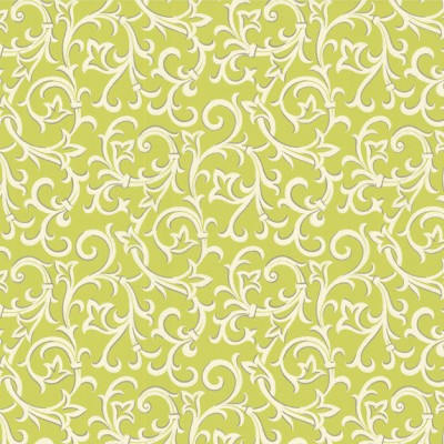 Tapet Brodsworth, Lime Green Luxury Patterned, 1838 Wallcoverings, 5.3mp / rola, Tapet living 