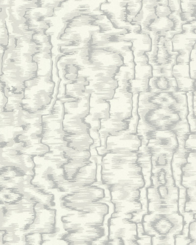 Tapet cu model moire modern, in nuante de gri