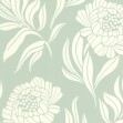 Tapet Chatsworth, Duck Egg Blue Luxury Floral, 1838 Wallcoverings, 5.3mp / rola