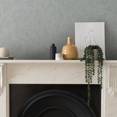 Tapet gri cu textură subtilă, Silver Luxury Plain