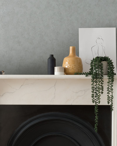Tapet gri cu textură subtilă, Silver Luxury Plain