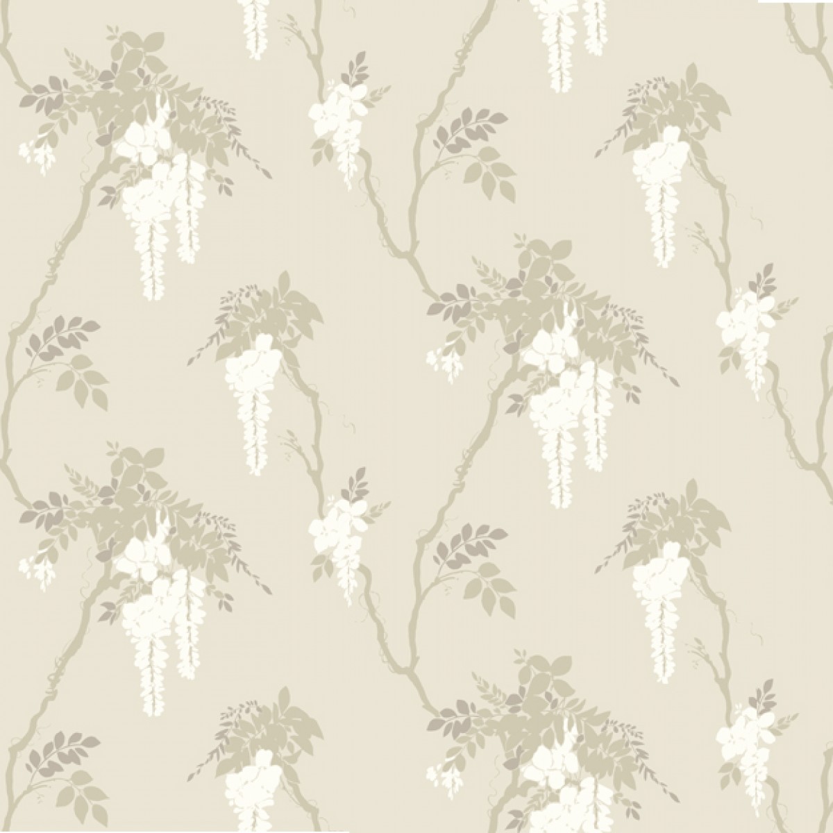 Tapet Leonora, Ivory Neutral Luxury Floral, 1838 Wallcoverings, 5.3mp / rola, Tapet living 