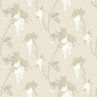 Tapet Leonora, Ivory Neutral Luxury Floral, 1838 Wallcoverings, 5.3mp / rola
