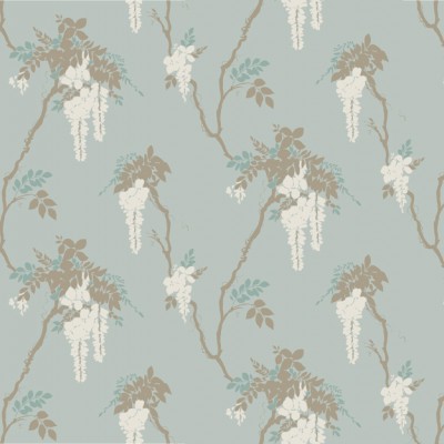 Tapet Leonora, Teal Green Luxury Floral, 1838 Wallcoverings, 5.3mp / rola, Tapet living 