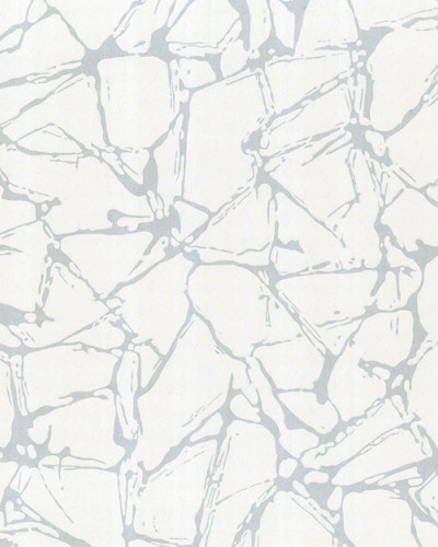 Tapet geometric modern cu design argintiu, perfect pentru a crea un decor elegant si sofisticat.