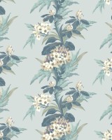 Aurora, Seafoam Green Luxury Floral, 1838 Wallcoverings, 5.3mp / rola