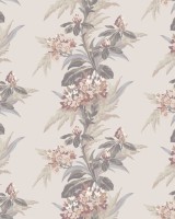 Aurora, Beach Pink Luxury Floral, 1838 Wallcoverings, 5.3mp / rola