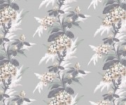 Tapet Aurora, Mist Grey Luxury Floral, 1838 Wallcoverings, 5.3mp / rola