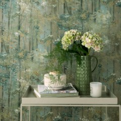 Tapet Glade, Moss Green Luxury Tree, 1838 Wallcoverings, 5.3mp / rola