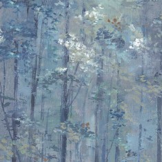 Tapet Glade, Lagoon Blue Luxury Tree, 1838 Wallcoverings, 5.3mp / rola