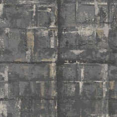 Tapet Patina, Jet Black Luxury Textured, 1838 Wallcoverings, 5.3mp / rola