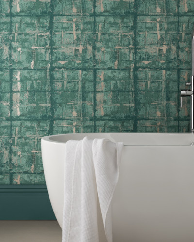Tapet Patina, Seafoam Green Luxury Textured