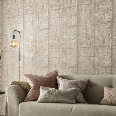Tapet texturat cu aspect de beton, in culori neutre