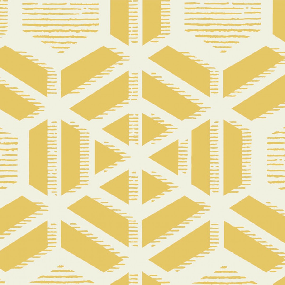 Tapet Capri, Ochre Yellow Luxury Geometric, 1838 Wallcoverings, 5.3mp / rola, Tapet living 