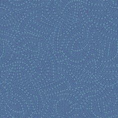 Tapet Mosaic, Azure Blue Luxury, 1838 Wallcoverings, 5.3mp / rola