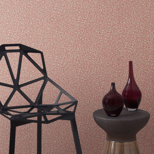 Corallo, Pink Stucco Luxury Patterned, 1838 Wallcoverings, 5.3mp / rola