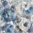 Tapet Bloom, Sapphire Blue Luxury Floral, 1838 Wallcoverings, 6.5mp / rola