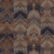 Tapet Reflections, Copper Luxury Geometric, 1838 Wallcoverings, 6.5mp / rola