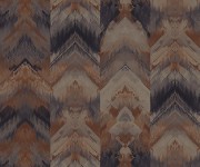 Tapet Reflections, Copper Luxury Geometric, 1838 Wallcoverings, 6.5mp / rola