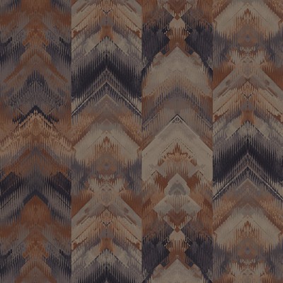 Imagine cu un tapet geometric modern, Copper Luxury Geometric, în nuanțe de cupru, gri și negru, cu textură unică și accente metalice.